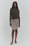 Ross Mock Neck Long Sleeve Olive Green