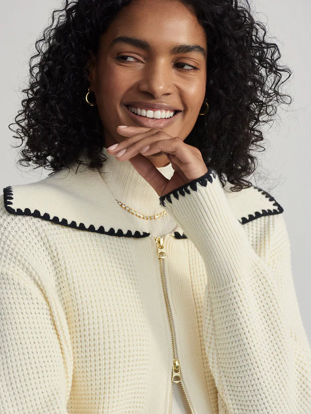 Sibley Soft Knit Jacket Egret