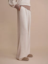 The Extra Wide Leg Pant 29.5 Ivory Marl