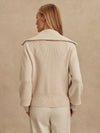 Enrico Knit Jacket Silver Birch