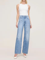 Karmine Refined Wide Leg High Rise Salt Lake