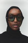 Jane in Brown Tortoise Blue Lens