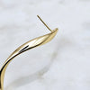 Swirl Earrings Gold
