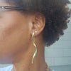 Swirl Earrings Gold