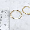 Classic Round Hoops Gold Small