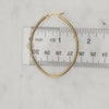 Oval Shaped Gold Hoops
