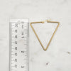 Triangle Hoops Large Gold