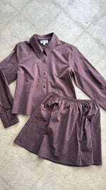 Riley Pinstripe Skirt