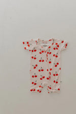 Bamboo Zip Shortie Cherry Orchard