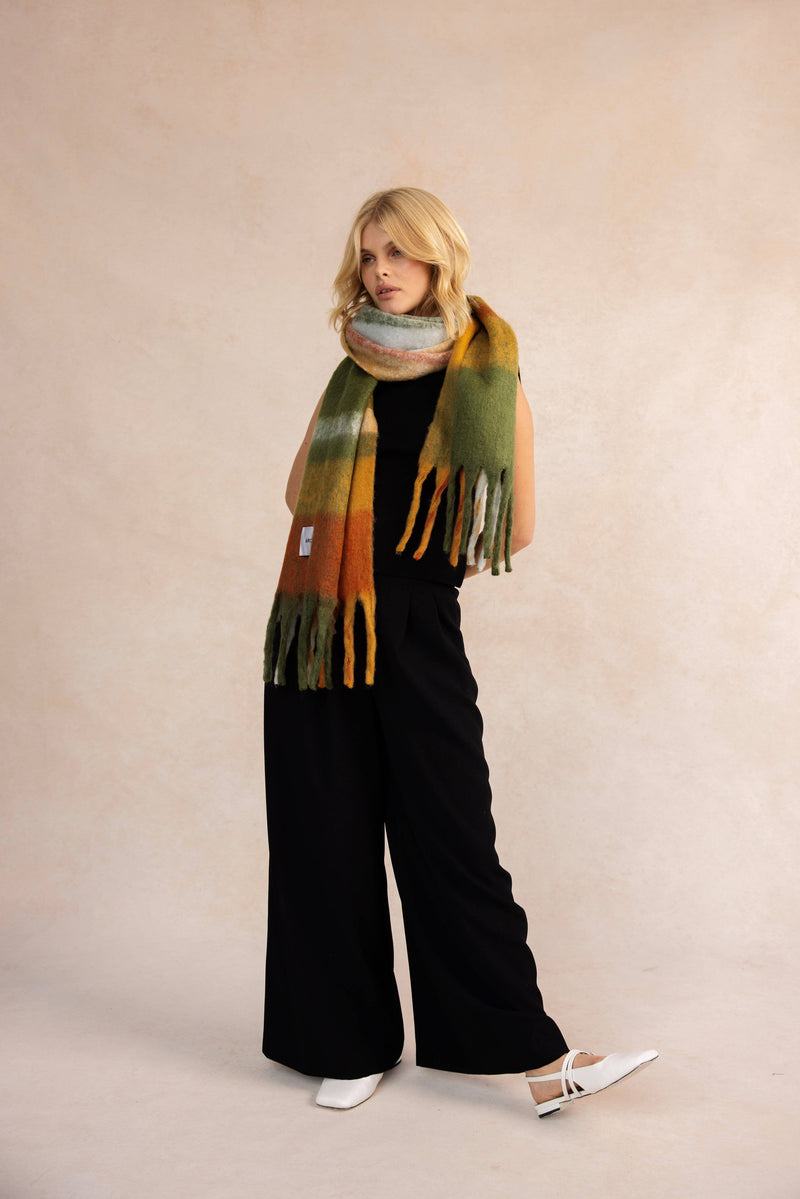 The Stockholm Scarf Mossy Spring