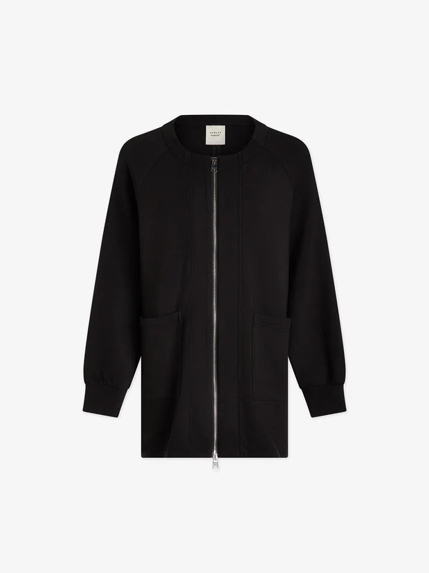 Augusta Zip-Through Sweat Black