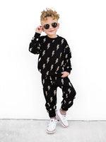 Lightning Bolt Set Black