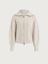 Enrico Knit Jacket Silver Birch