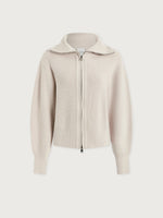 Enrico Knit Jacket Silver Birch
