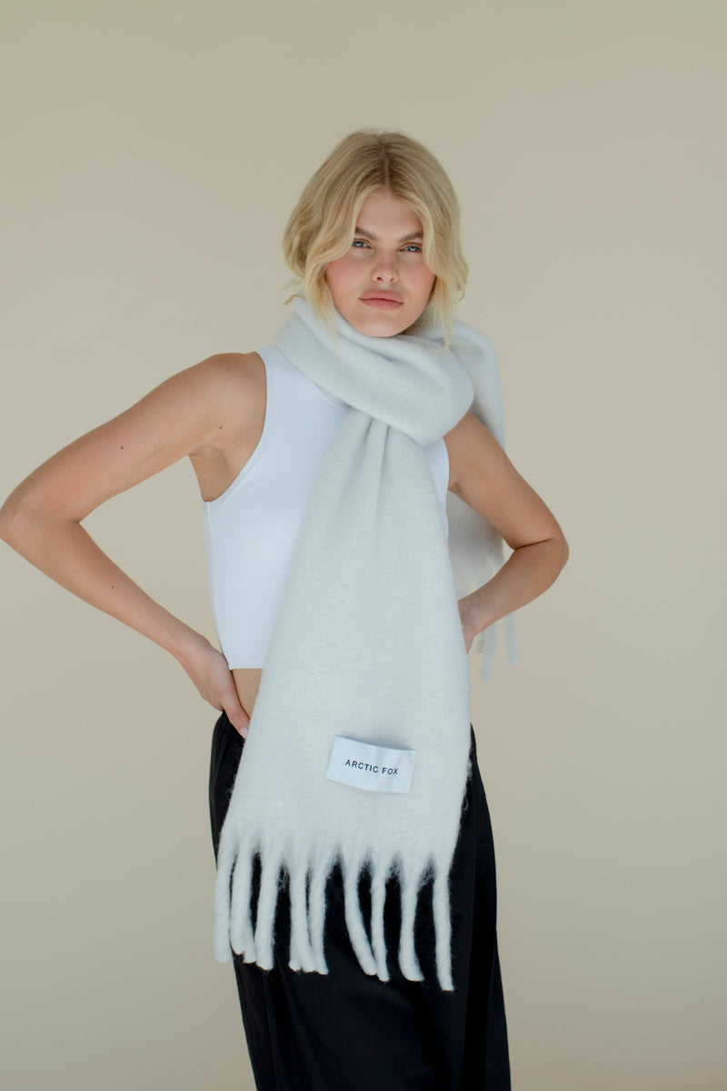 The Stockholm Scarf Polar White