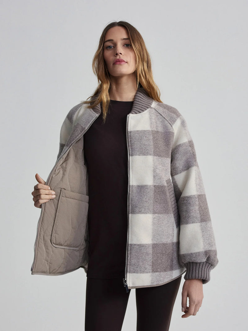 Reno Reversible Quilt Jacket Fungi