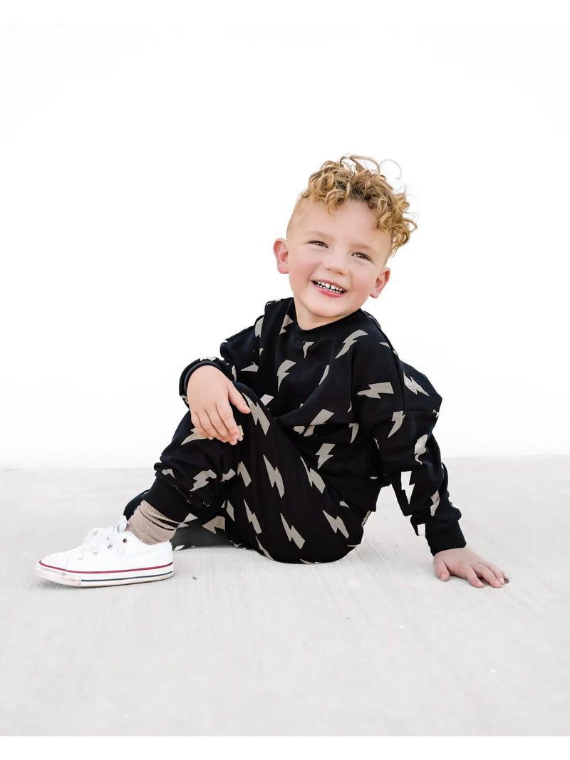 Lightning Bolt Set Black