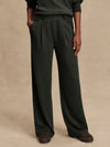 The Extra Wide Leg Pant 29.5" Olive Marl