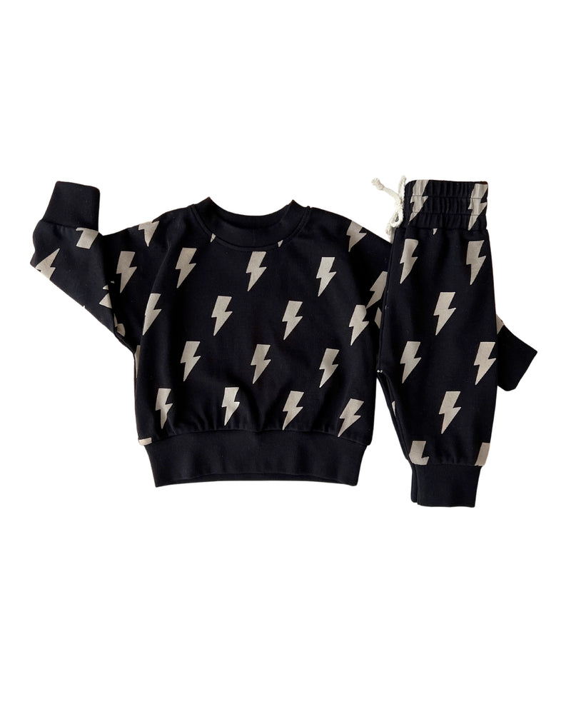 Lightning Bolt Set Black