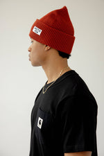 Recycled Bottle Beanie Deep Terracotta