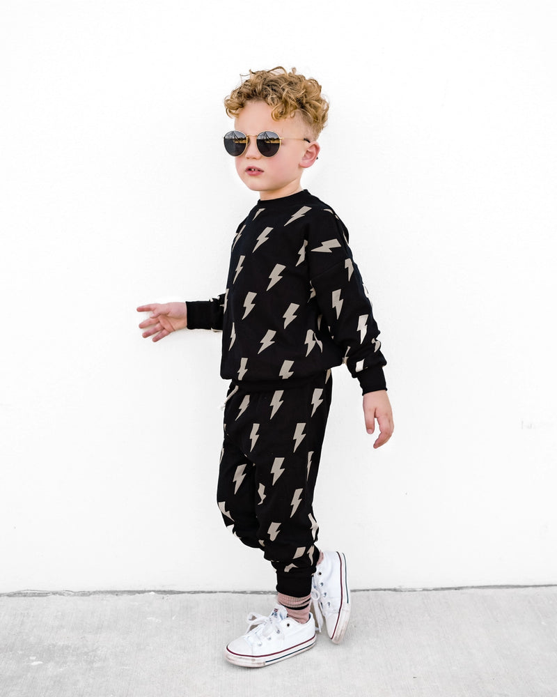 Lightning Bolt Set Black