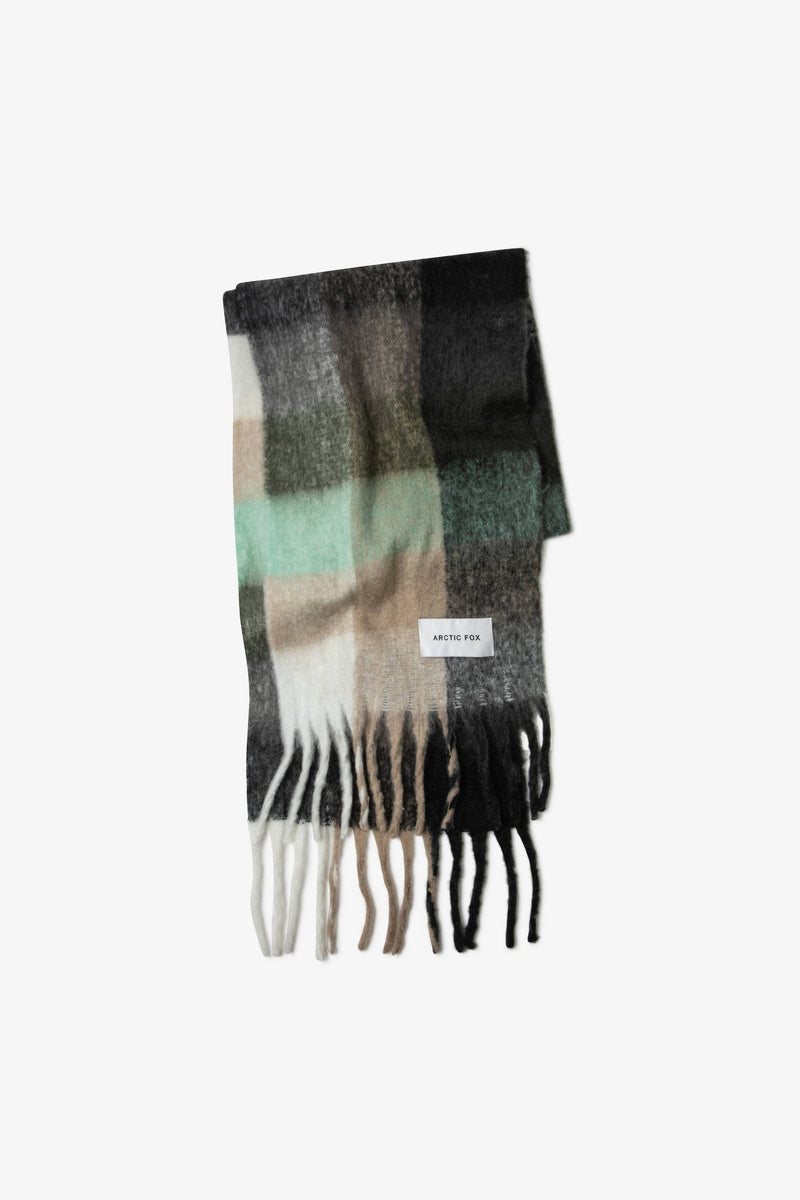 The Reykjavik Scarf  Black Check