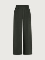 The Extra Wide Leg Pant 29.5" Olive Marl