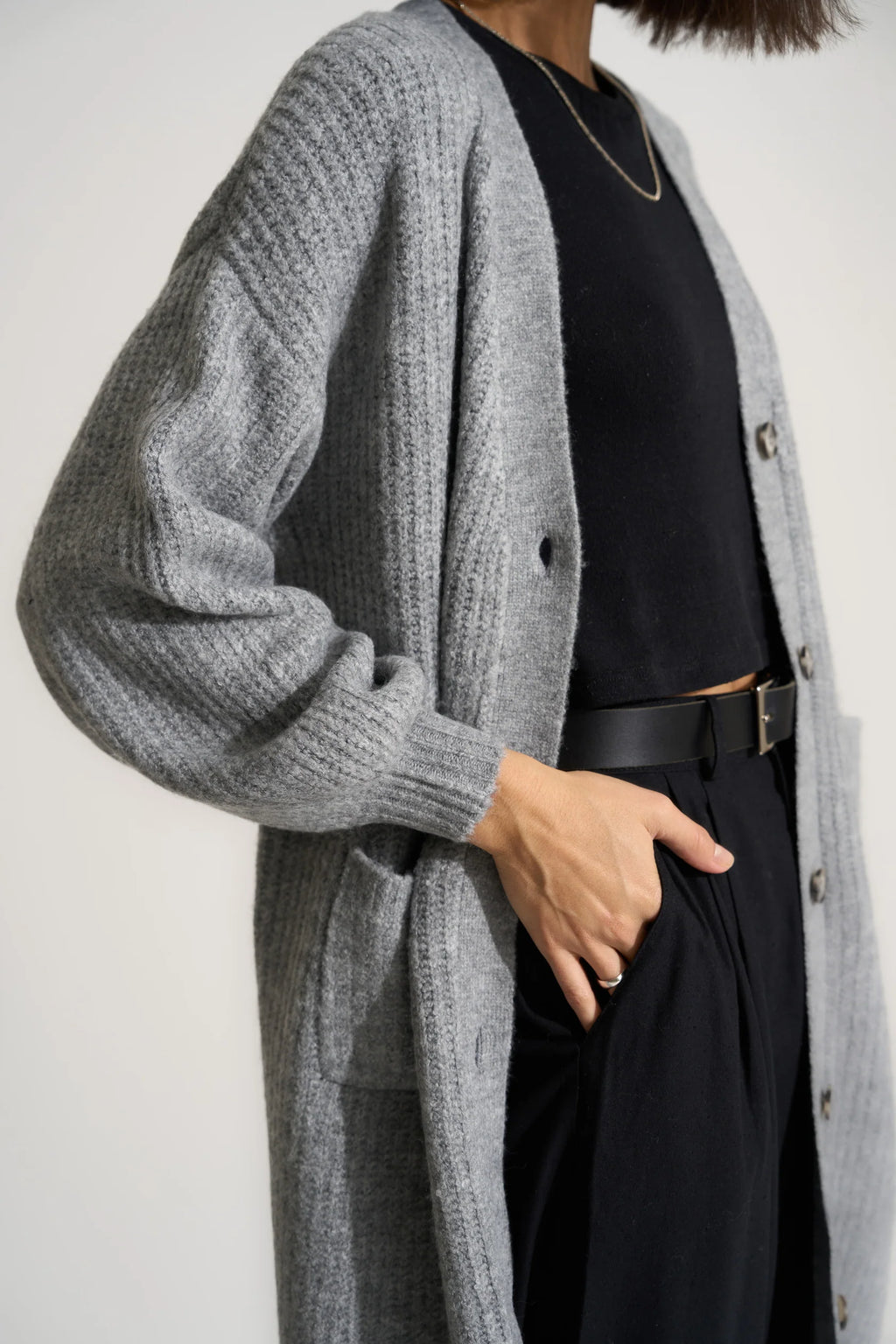 Cassie Duster Grey