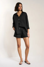 Poplin Boxer Short Black