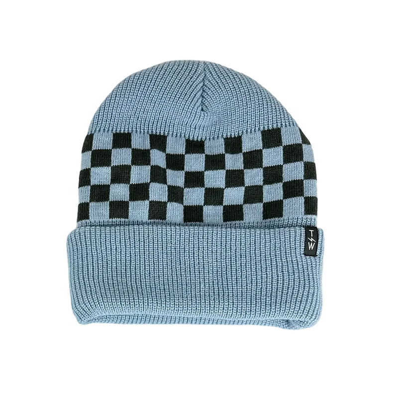 Check It Beanie Black/Ocean