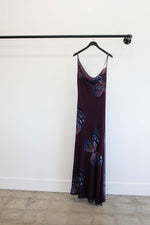 Mesh Butterfly Maxi Dress Purple