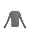 Ross Mock Neck Long Sleeve Olive Green