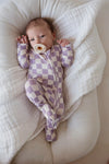Bamboo Zip Pajama Grape Soda