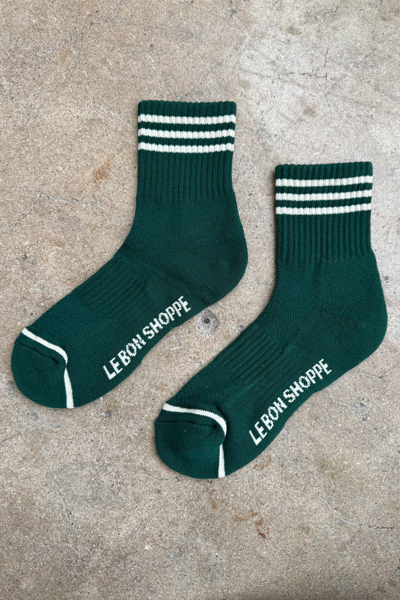 Girlfriend Socks Hunter Green