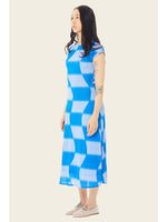 Rhea Midi Dress Cobalt