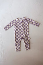 Bamboo Zip Pajama Grape Soda
