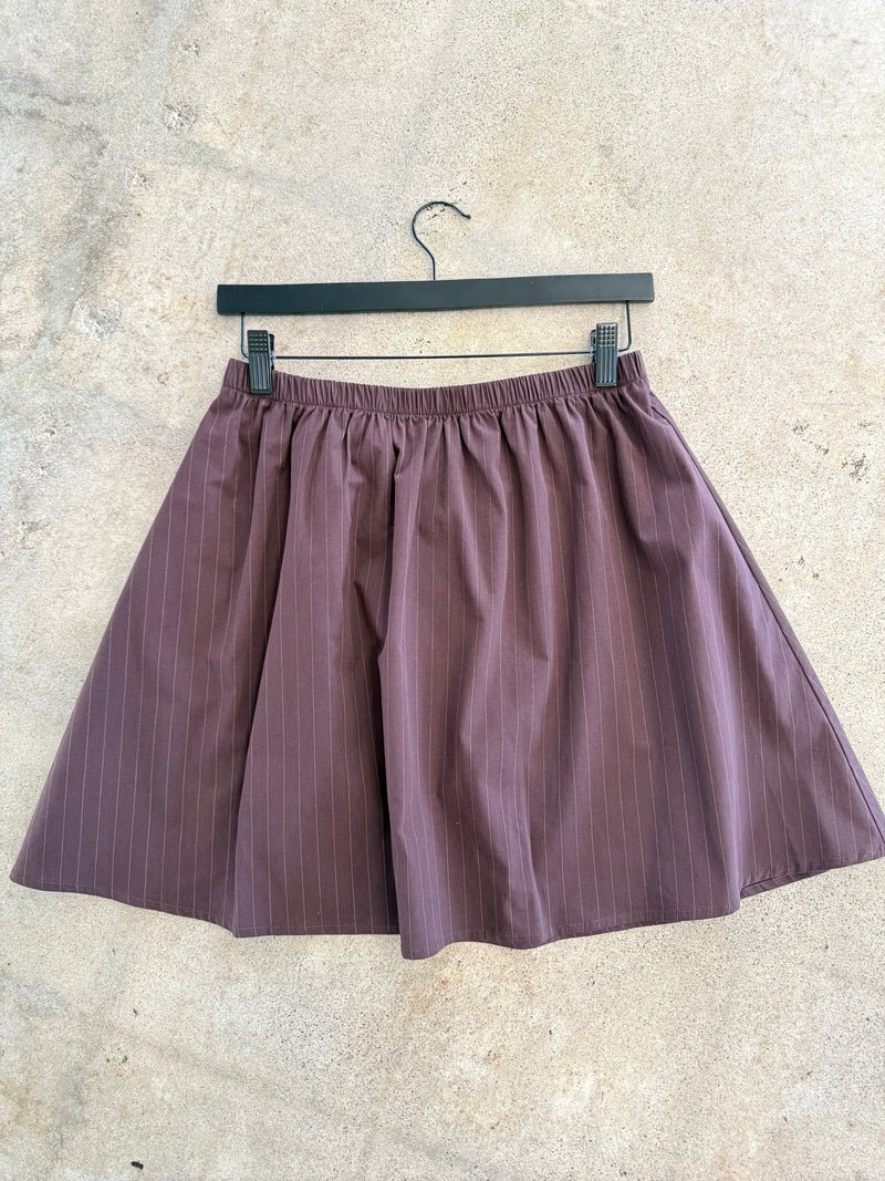 Riley Pinstripe Skirt