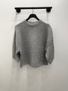 3/4 Sleeve Sweater Gray