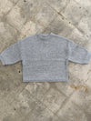 3/4 Sleeve Sweater Gray