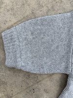 3/4 Sleeve Sweater Gray