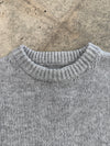 3/4 Sleeve Sweater Gray