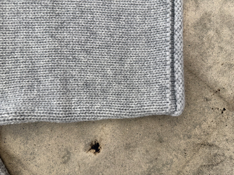 3/4 Sleeve Sweater Gray