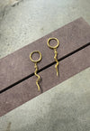 Snake Earrings Gold