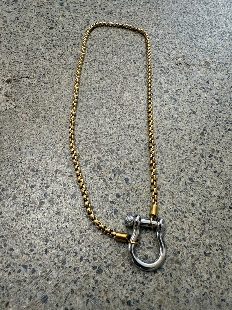 Two Tone Chain Necklace