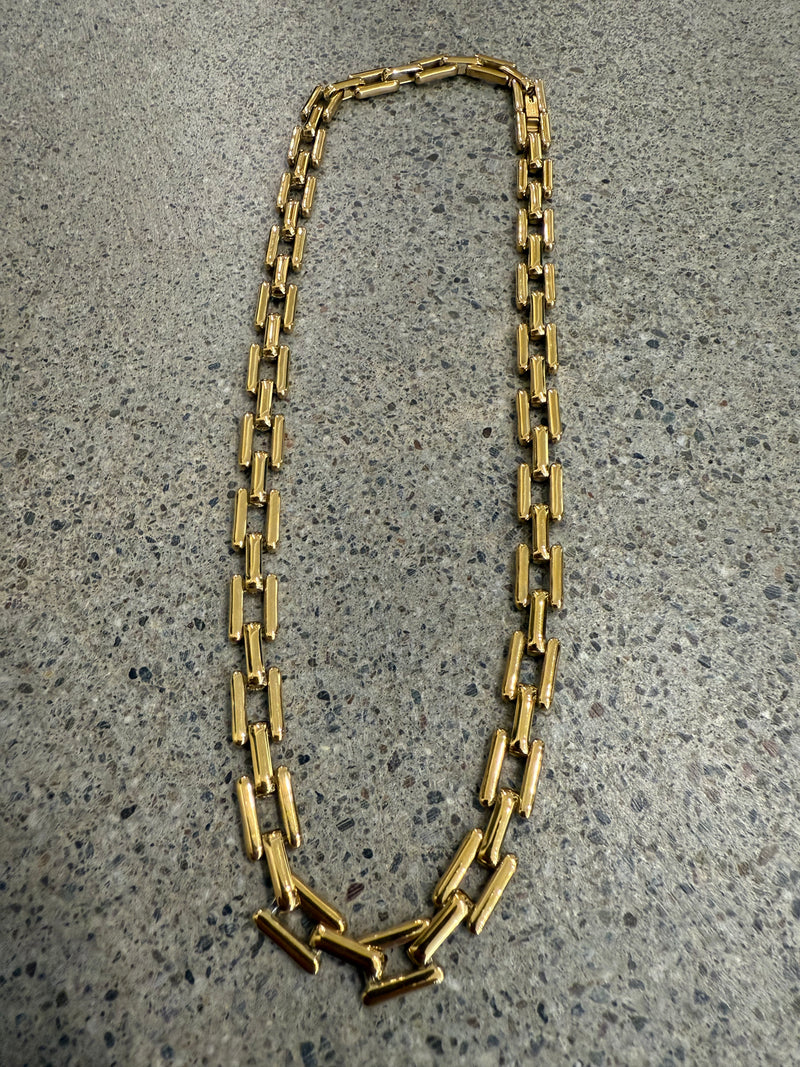Chunky Link Necklace Gold