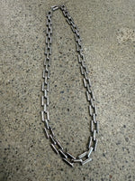 Chunky Link Necklace Silver