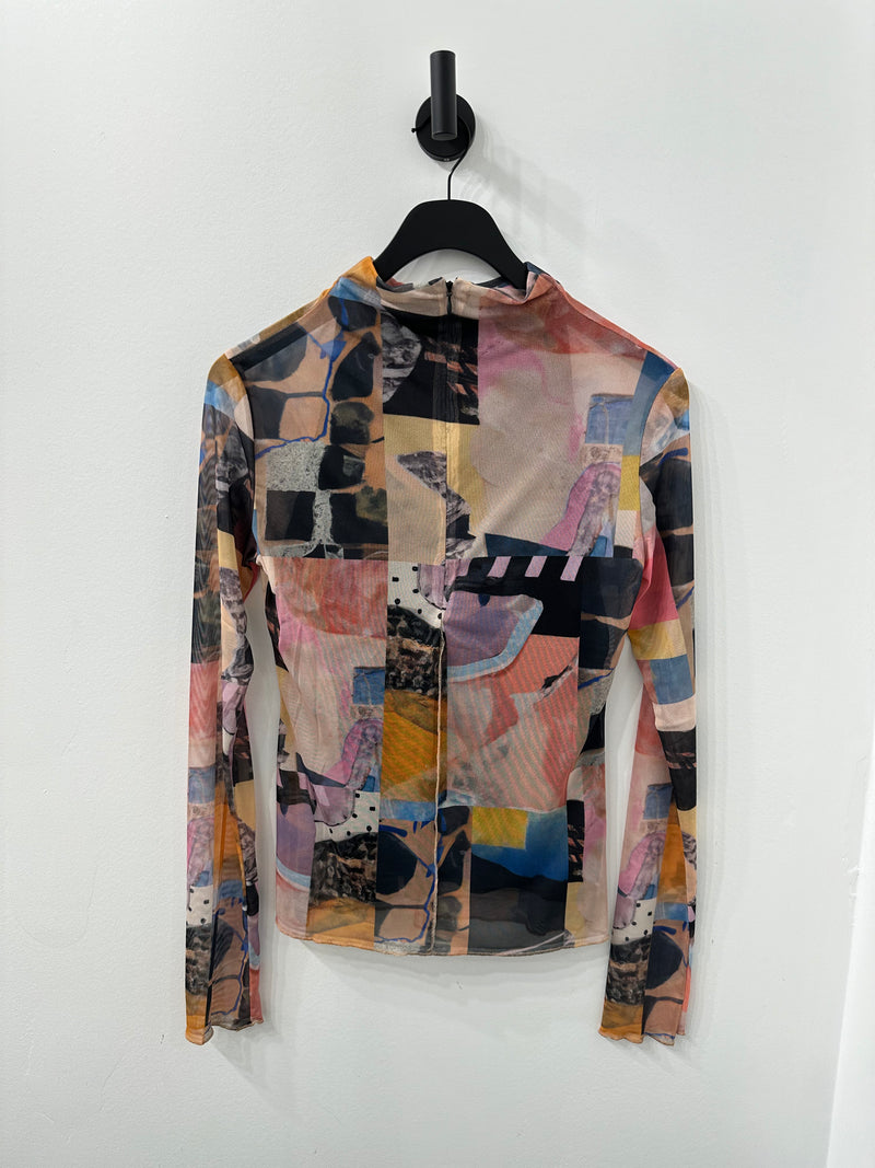 Photo Collage Long Sleeve Top