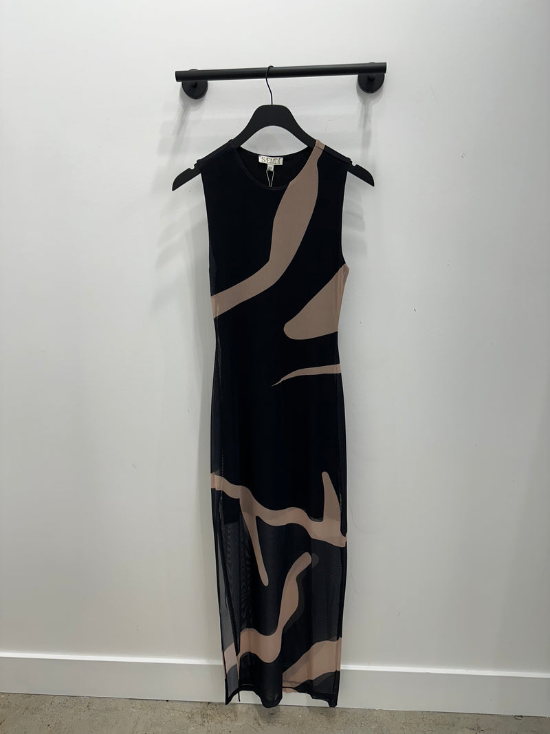 Abstract Mesh Dress