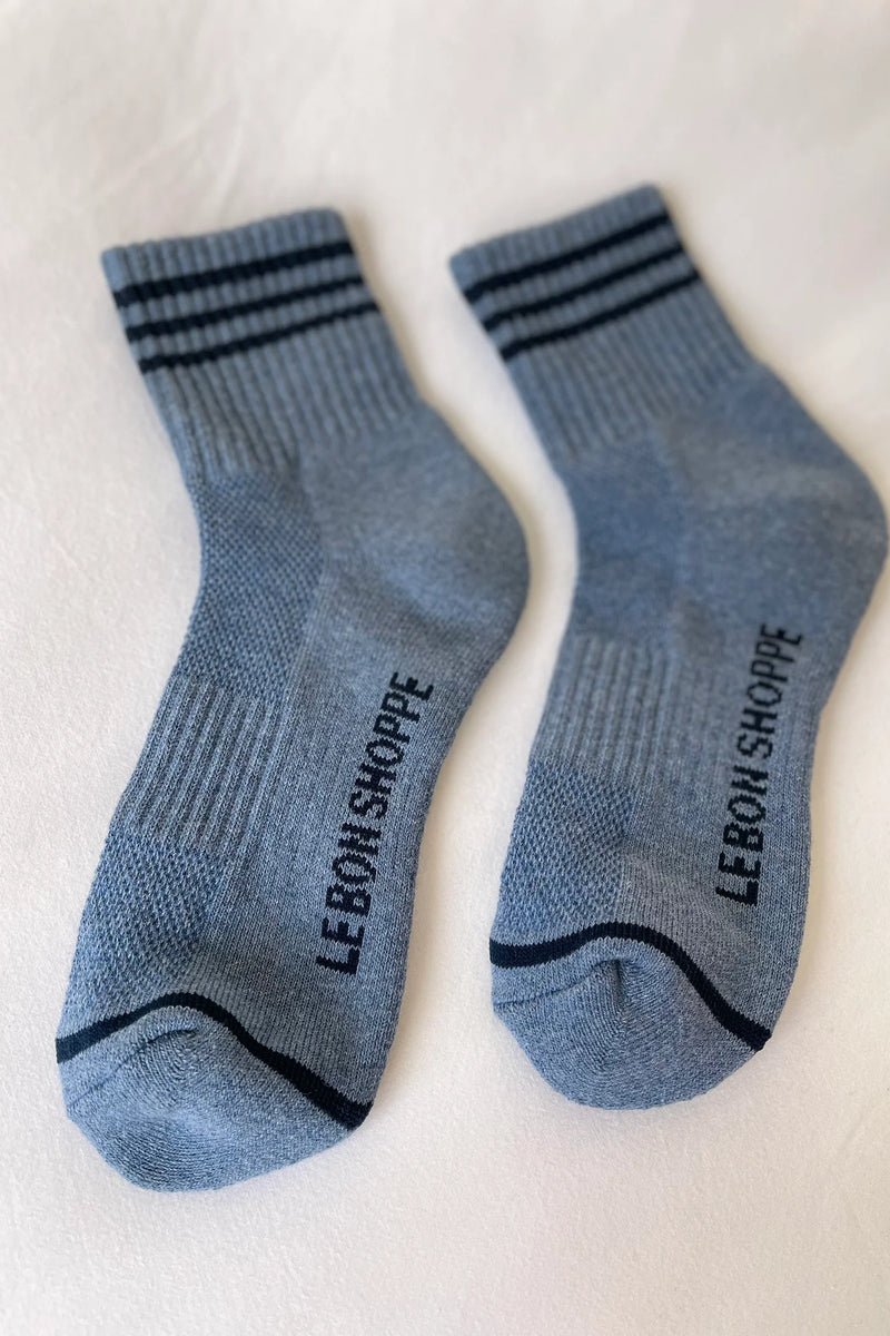 Girlfriend Socks Indigo