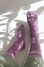 Boyfriend Socks Grape